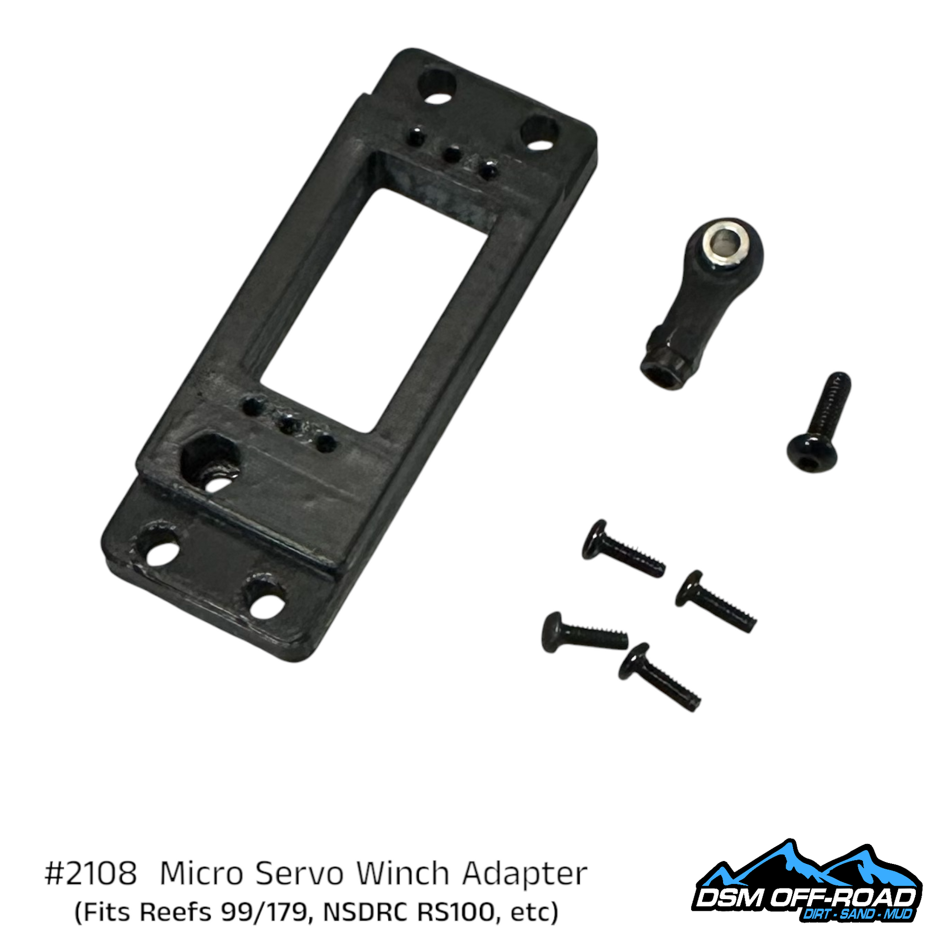 Micro Servo Winch to Full Size Adapter