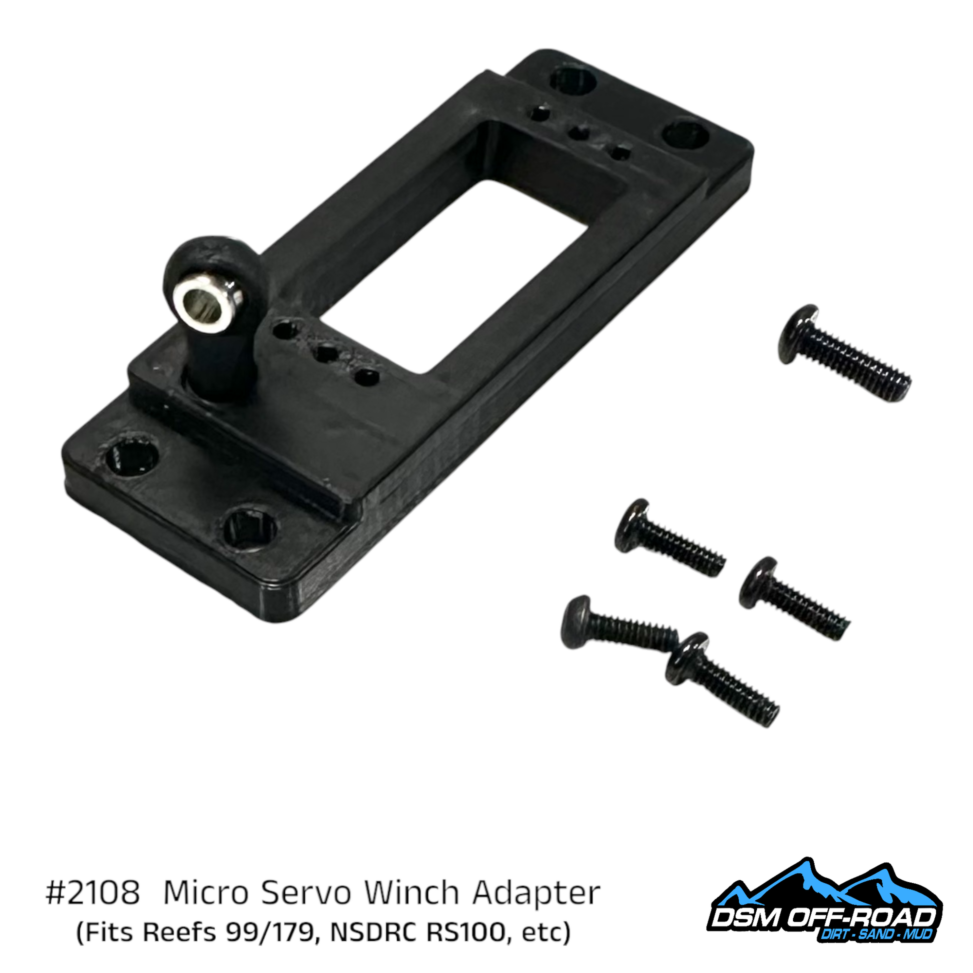 Micro Servo Winch to Full Size Adapter