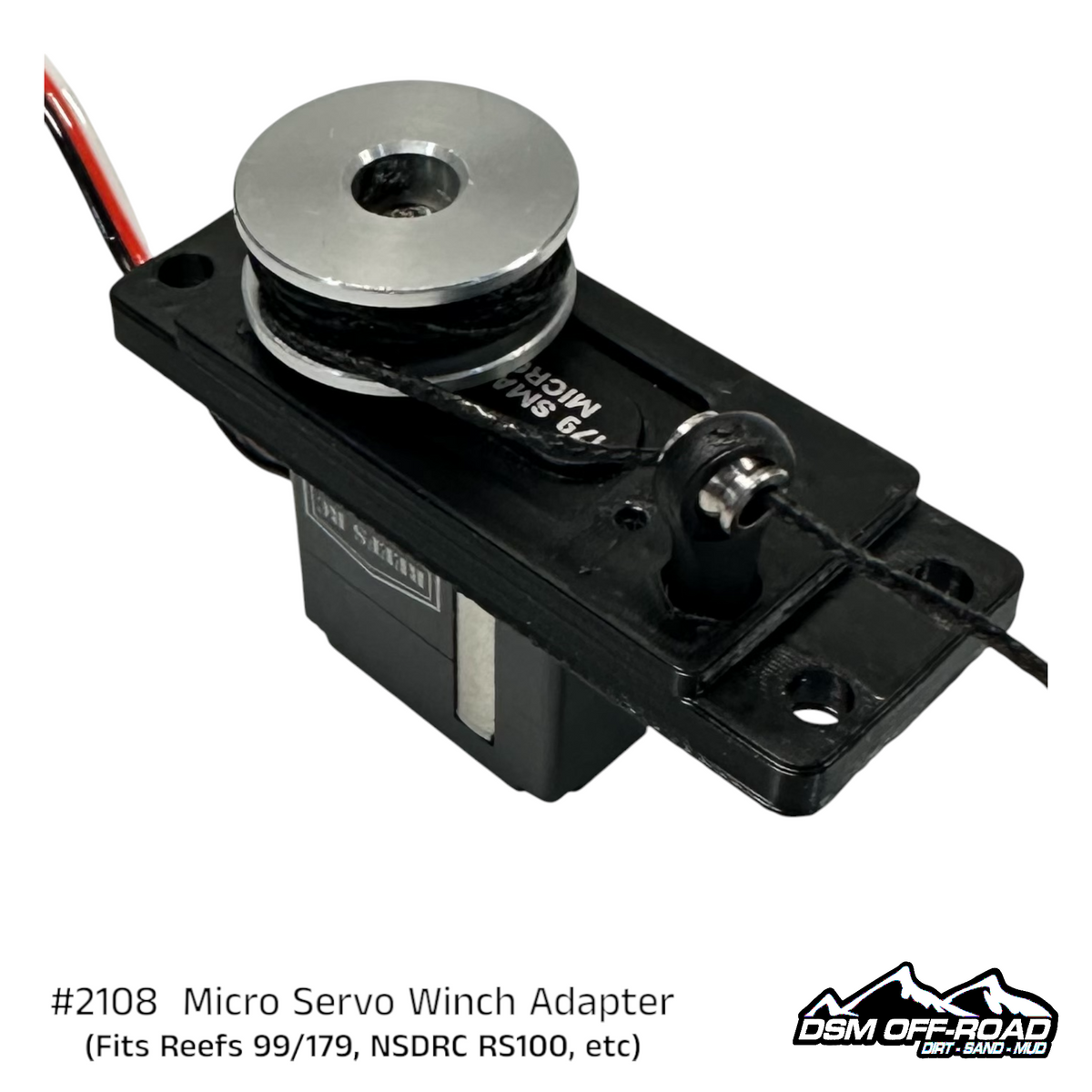 Micro Servo Winch to Full Size Adapter (Reefs® 99Micro, 179Micro, NSDR ...