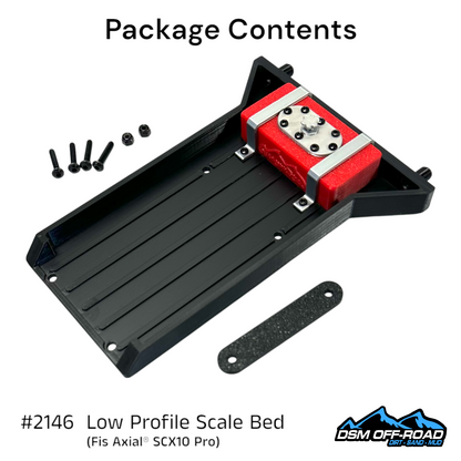 Low Profile Scale Comp Bed (Fits Axial® SCX10 Pro)