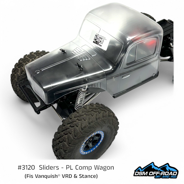 Pro-Line® Comp Wagon V2 Sliders (Fits Vanquish® VRD & Stance)