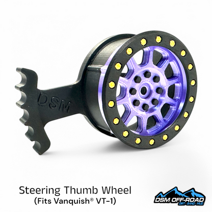 BB Thumb Steering Wheel - Purple (Fits Vanquish® VT-1)