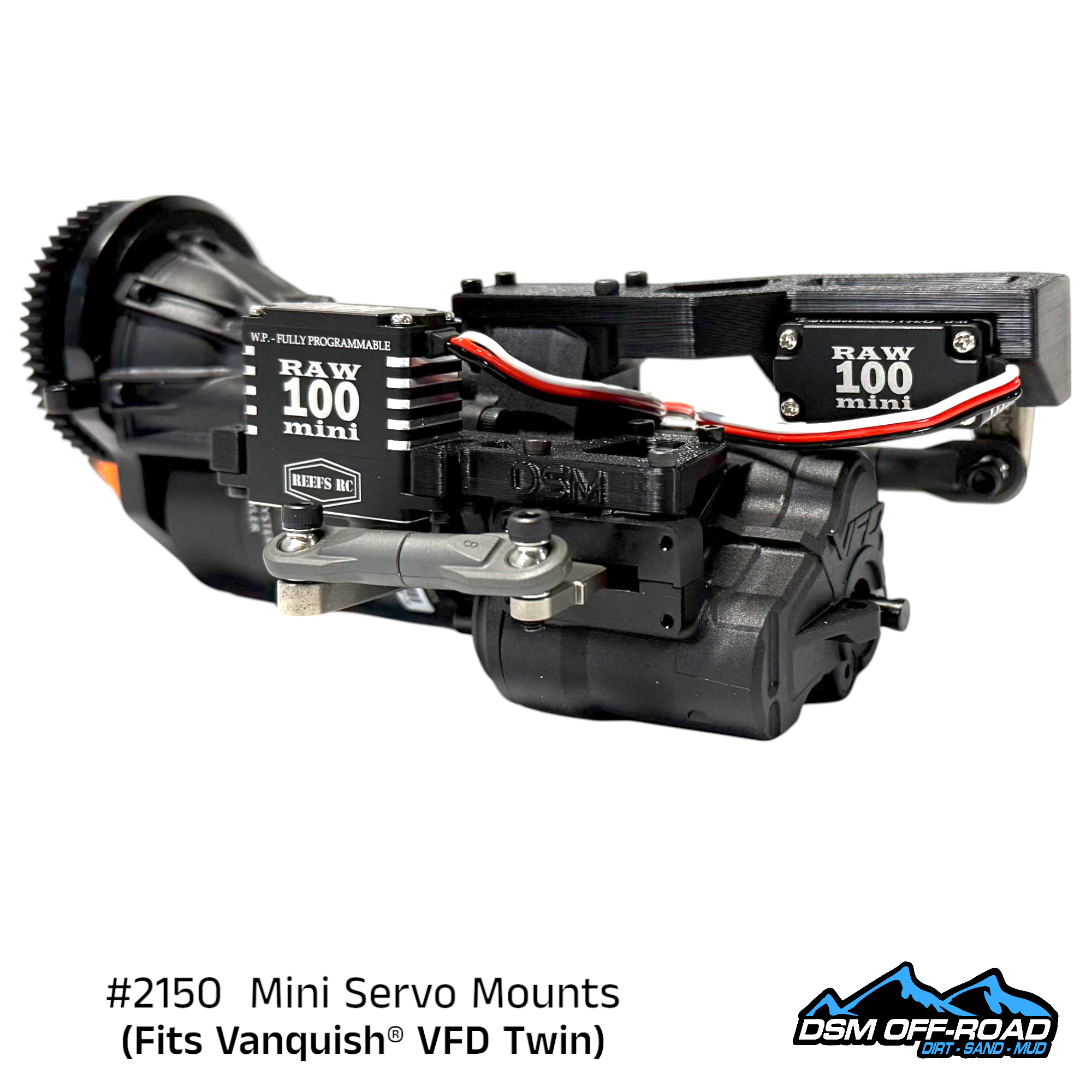 Mini Servo Mounts (for Vanquish® VFD Twin Transmission)