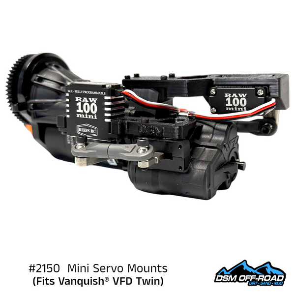 Mini / Micro Servo Mounts (for Vanquish® VFD Twin Transmission)