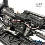 Universal Servo Mounts for Reefs® RAW100 Servos (for Vanquish® VFD Twin Transmission) (STL File)