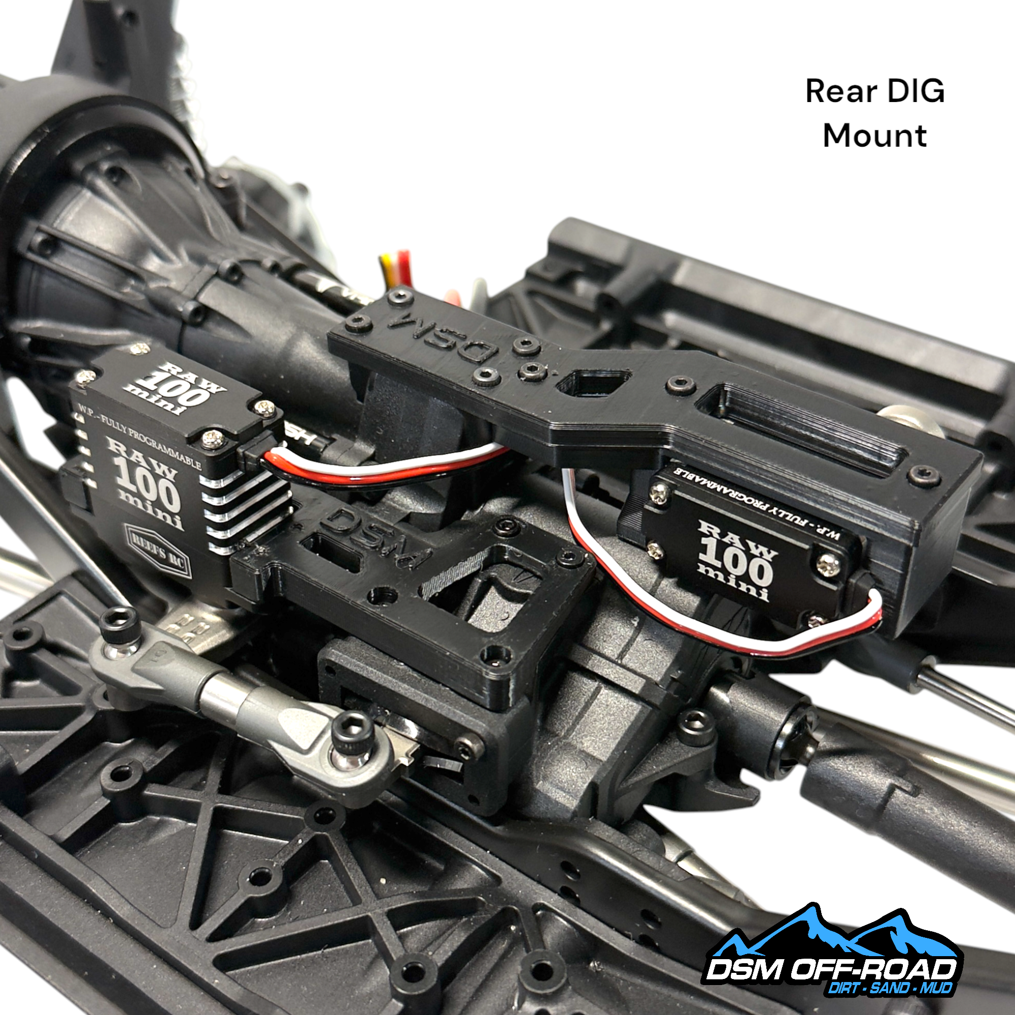 Mini Servo Mounts (for Vanquish® VFD Twin Transmission)