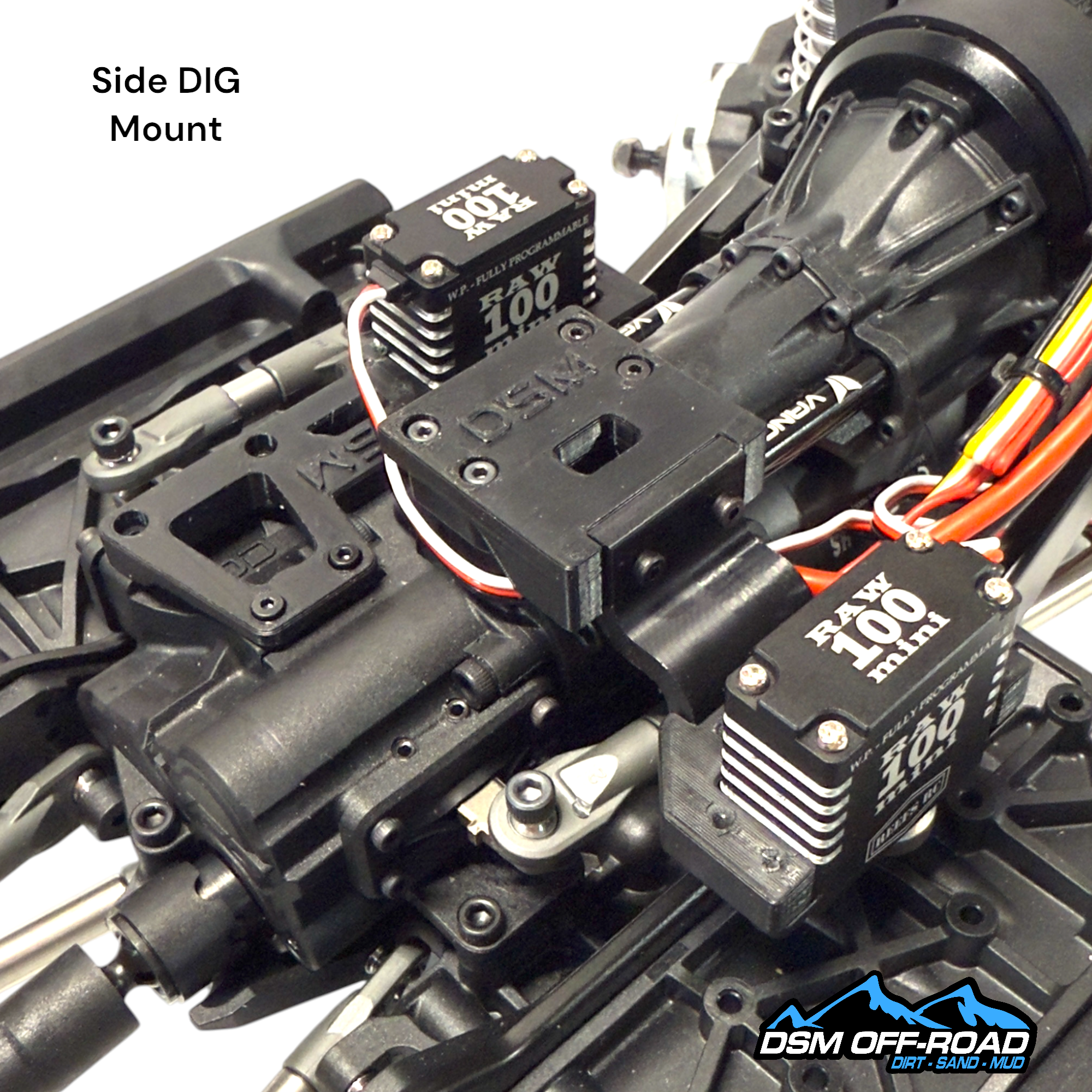 Mini Servo Mounts (for Vanquish® VFD Twin Transmission)