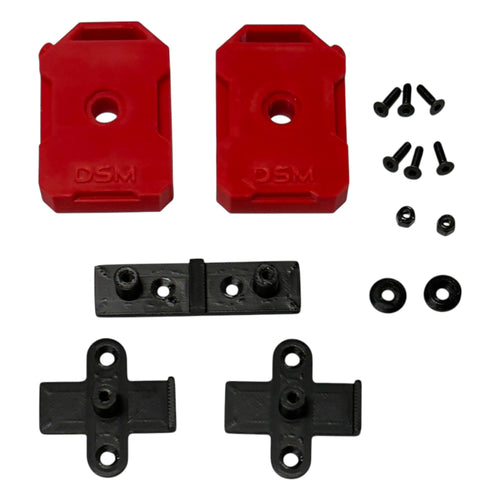 1/10 Fuel Cans with Mounts - Gasoline Red (Universal Fit)