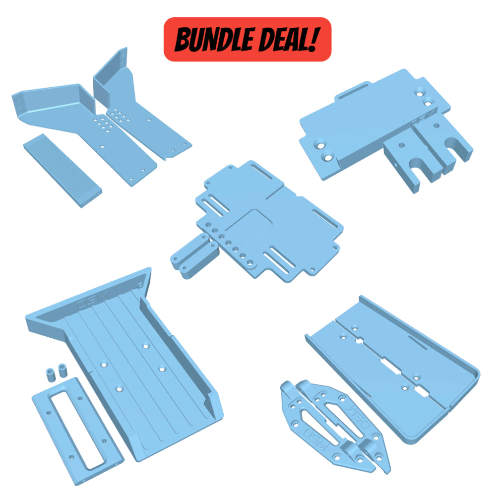 STL Bundle 2 – V3 Comp Bed, Sliders, Inner Fenders & 2 Battery Trays (Fits Vanquish® VRD & Stance)