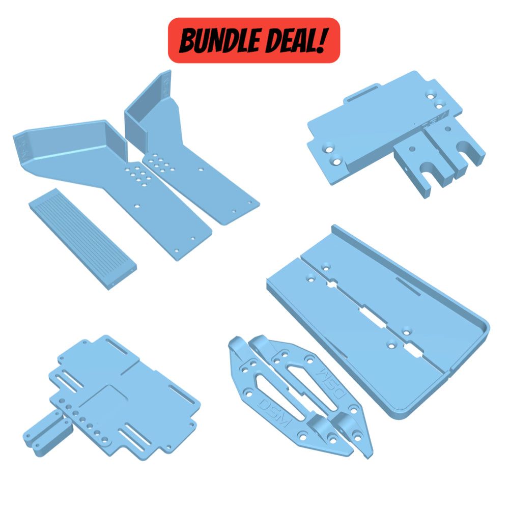 STL Bundle 3 – Sliders, Inner Fenders & 2 Battery Trays (Fits Vanquish® VRD & Stance)