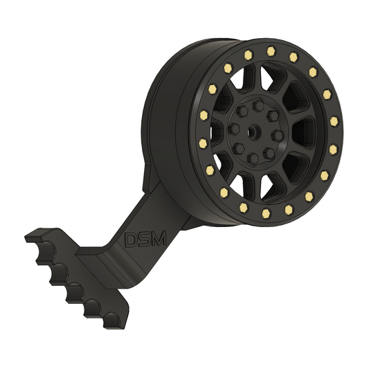 BB Thumb Steering Wheel - Matte Black (Fits Spektrum® DX5C & DX6C)