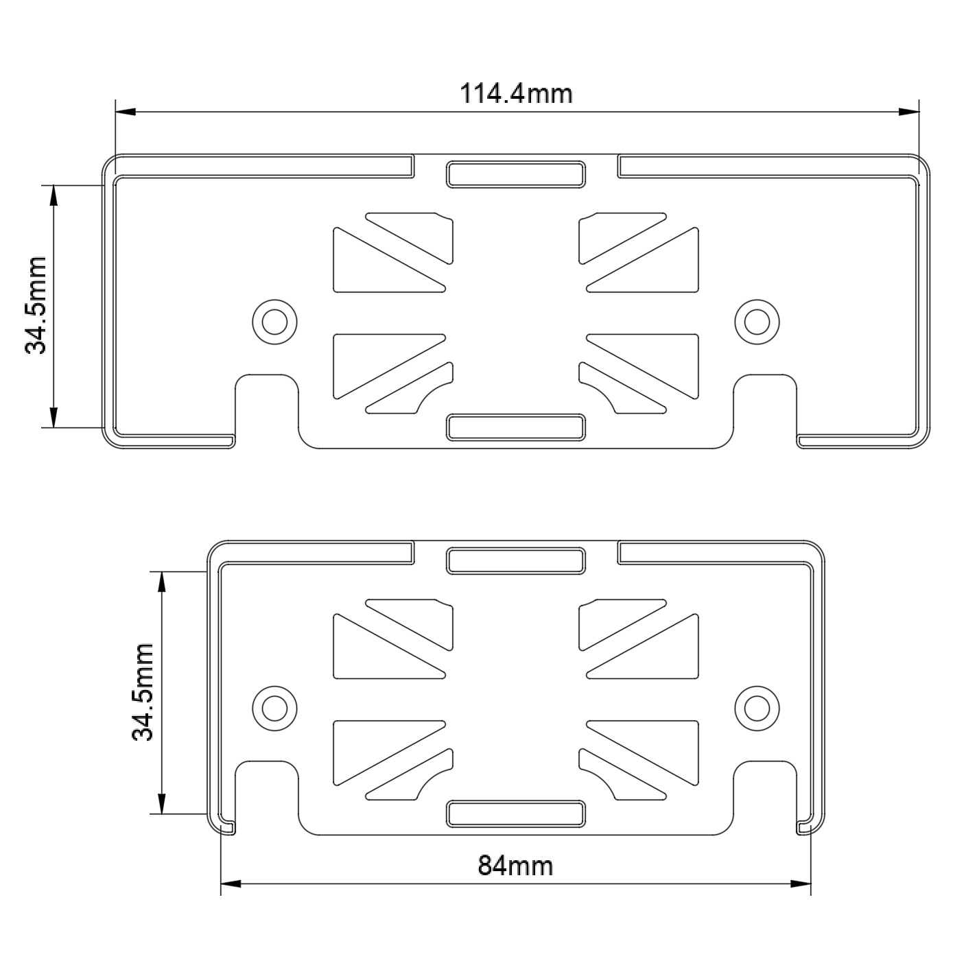 V2 Forward Battery Trays (fits Axial® SCX10 III & Base Camp)