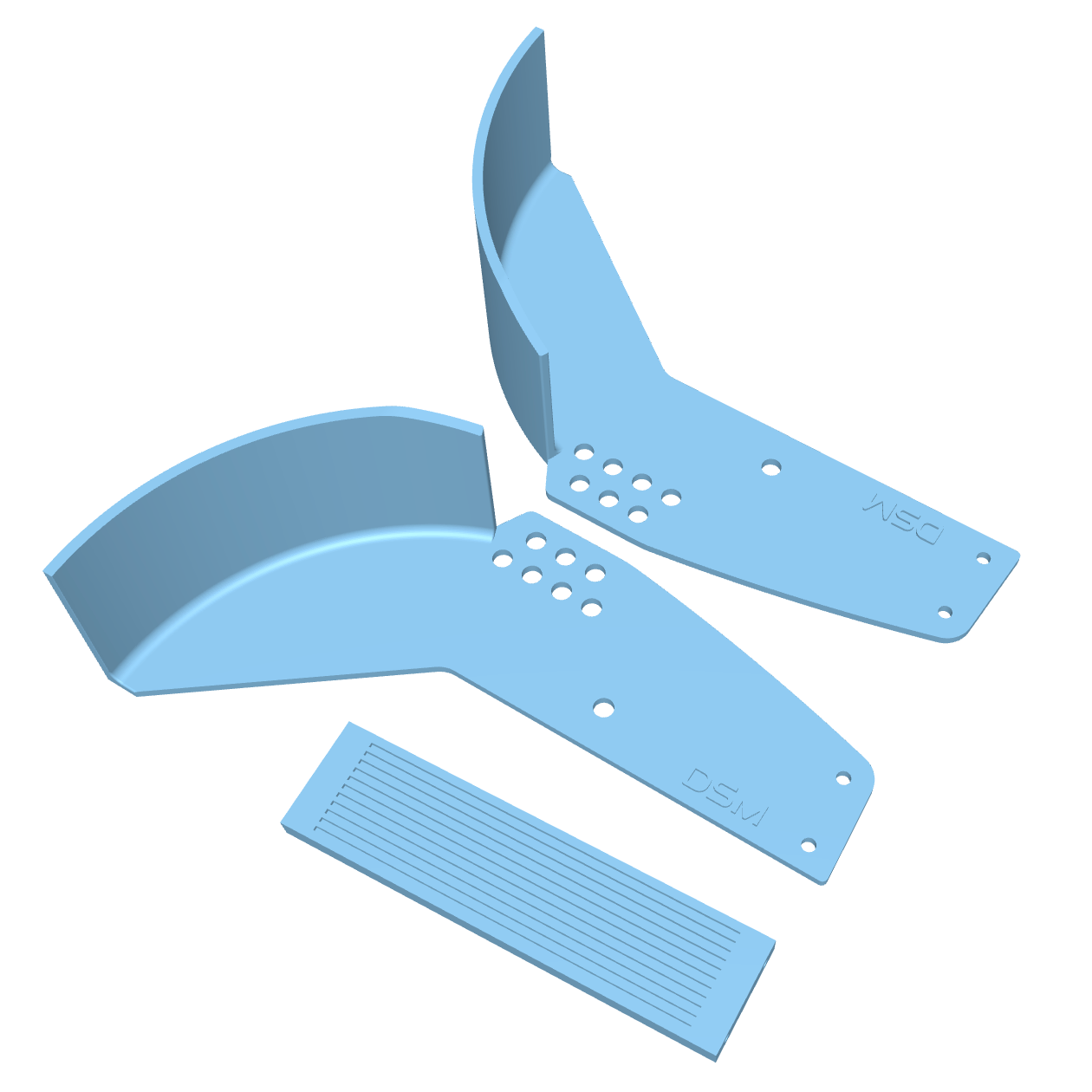 Inner Fender Kit for Reefs RC® Plague Body (fits Vanquish® VRD & Stance) (STL)