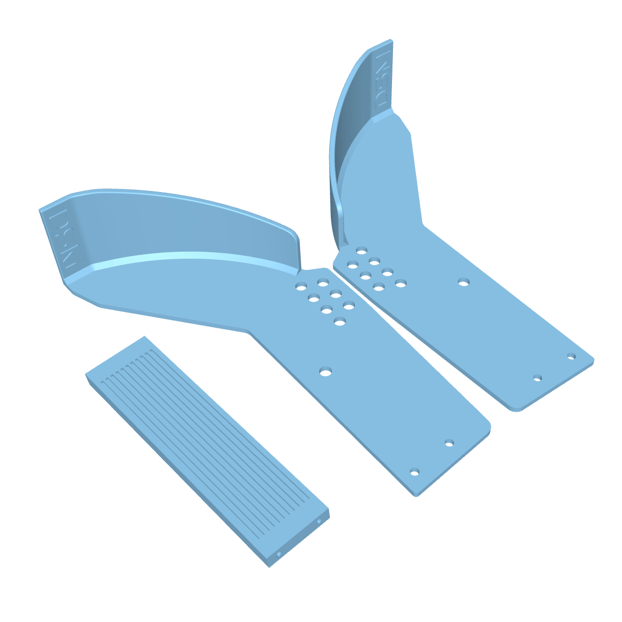 Inner Fenders for Pro-Line® Comp Wagon Body (fits Vanquish® VRD & Stance) (STL)