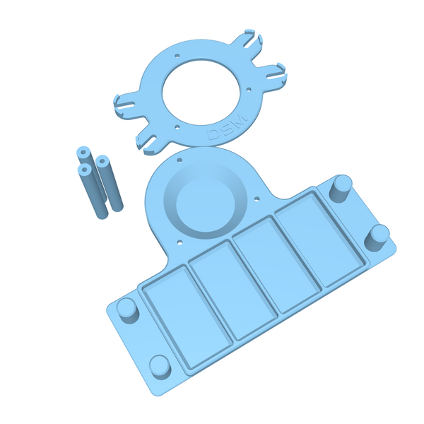 Shock Station (For 1/10 and 1/8 Shocks) (STL File)
