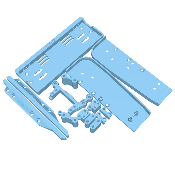 Pro-Line® Comp Wagon Trail Sliders (Fits Vanquish® VS4-10) (STL File)