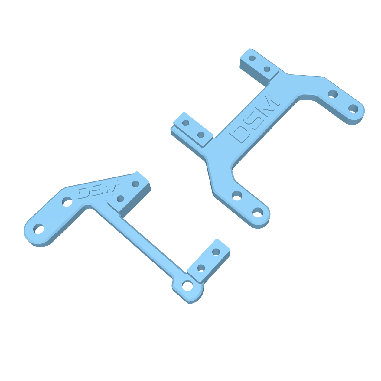 Mini Servo Mounting Kit (Fits Vanquish® VS4-10 w/ VFD Twin) (STL)