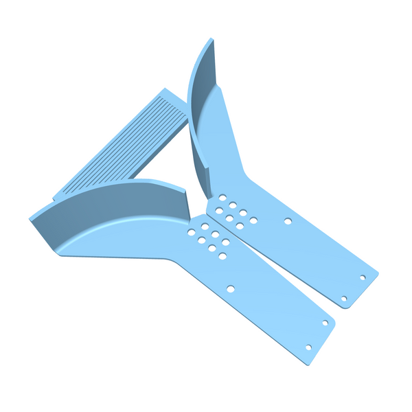 Reefs RC® Plague Inner Fenders (fits Vanquish® Mullet) (STL File)