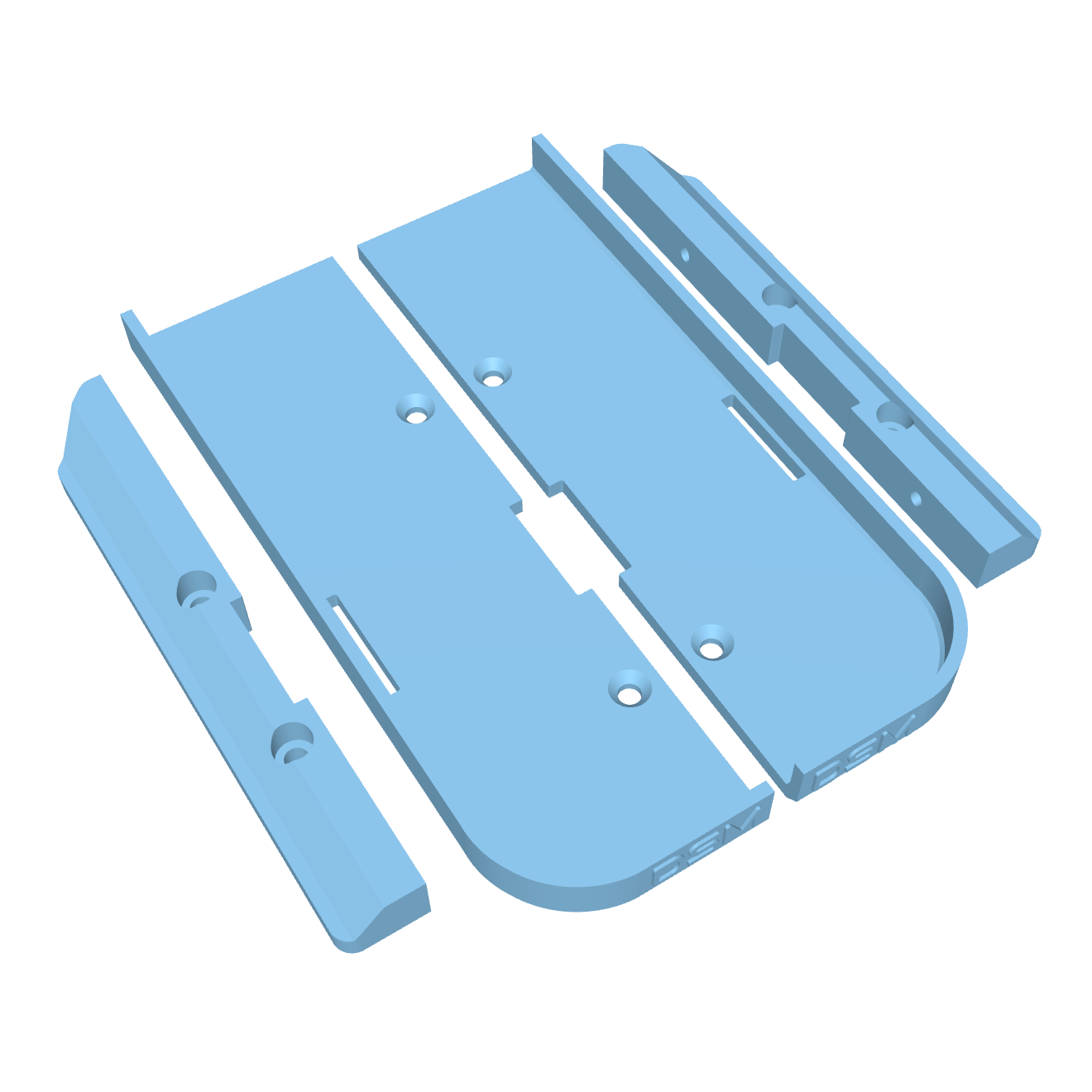 Sliders for Reefs RC® Plague Body (fits Axial® SCX10 III & Base Camp) (STL)