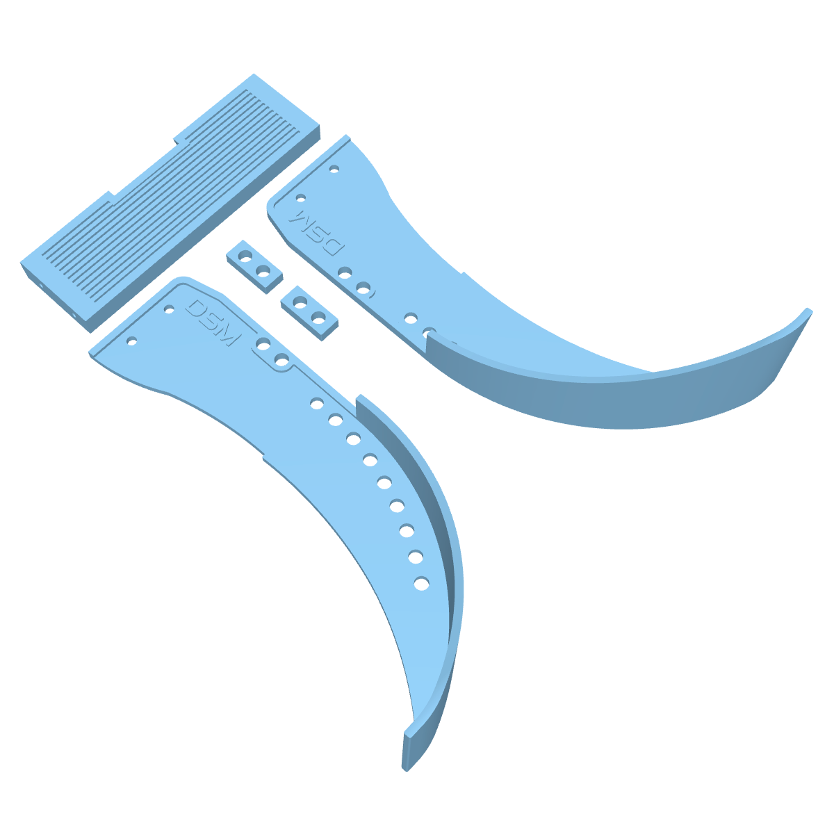 Inner Fenders for PL Comp Wagon Body (Fits Axial® SCX10 Pro) (STL)