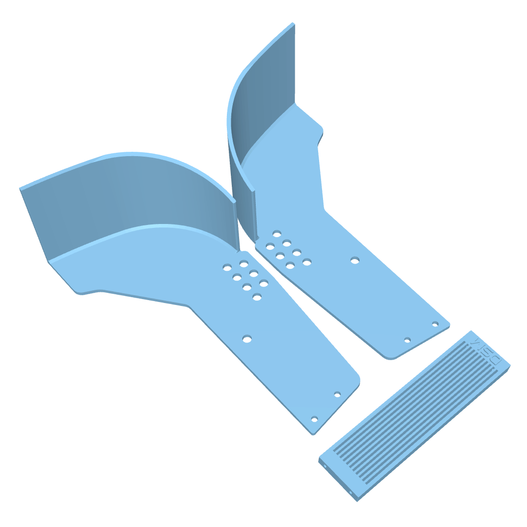 Front Inner Fender Kit for Stance Body & Stance Cab (fits Vanquish® VRD & Stance) (STL)