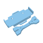 Large Front Stubby Battery Tray (for Vanquish® VRD/Mullet/Stance with Stubby Kit) (STL File)