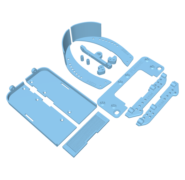 Reefs RC® Plague Body Fit Kit (Fits Axial® SCX10 Pro) (STL File)