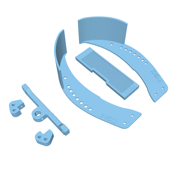 Reefs® Plague Inner Fenders (Fits Axial® SCX10 Pro) (STL File)