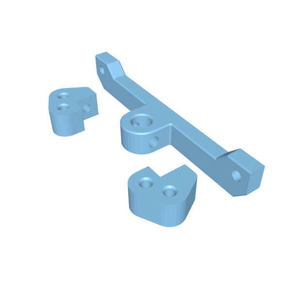 Front & Center Body Mount (Fits Axial® SCX10 Pro) (STL File)