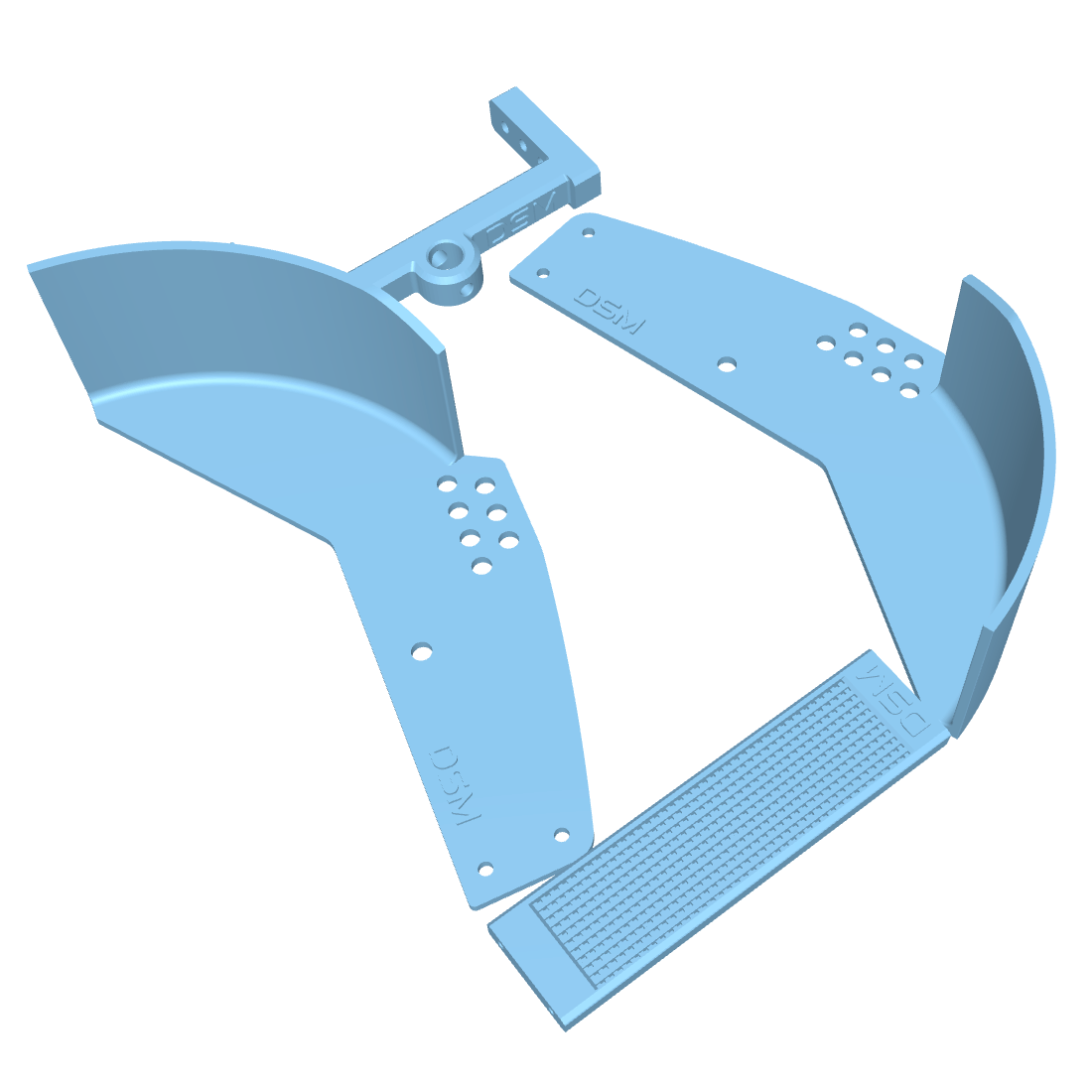 Inner Fenders for Reefs® Plague Body (Fits Vanquish® VRD & Stance) (STL File)