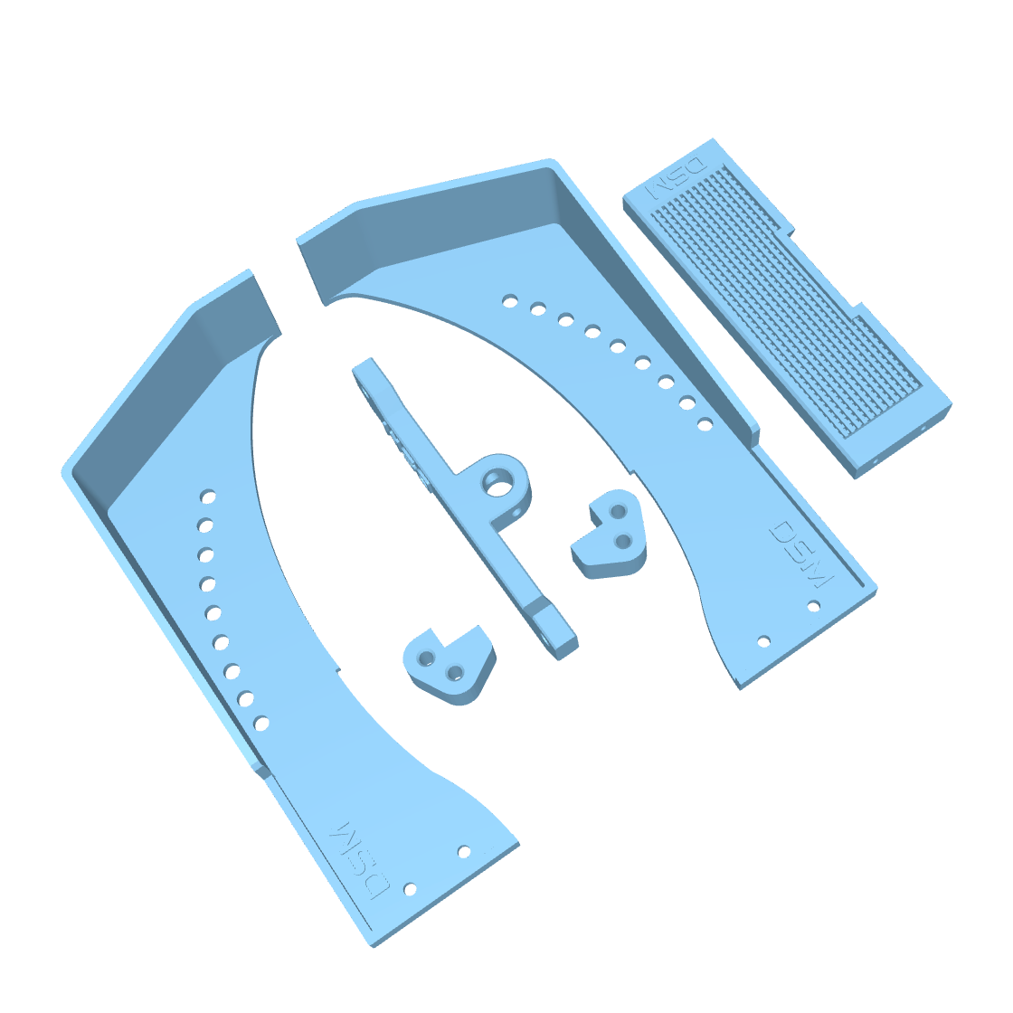 V2 Inner Fenders for Jconcepts® Anvil Body (Fits Axial® SCX10 Pro) (STL File)