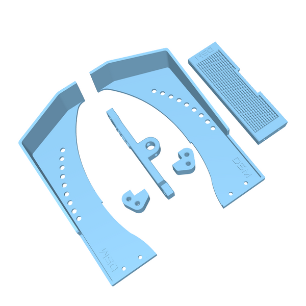 V2 Inner Fenders for Jconcepts® Anvil Body (Fits Axial® SCX10 Pro) (STL File)