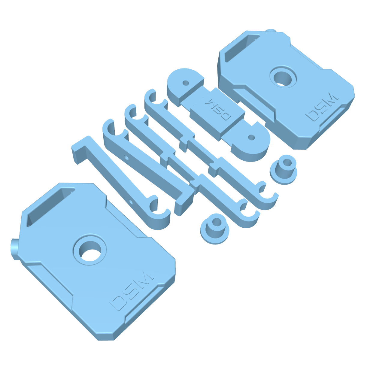 Scale Rear Fuel Containers - Fits Axial® SCX10 III 1987 Toyota SR5 (STL File)