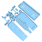 Pro-Line® Comp Wagon Trail Sliders - Fits Vanquish® VS4-10 (STL File)