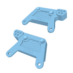 Performance Rear Shock Towers - Fits Axial® SCX10 III 1987 Toyota SR5 (STL File)