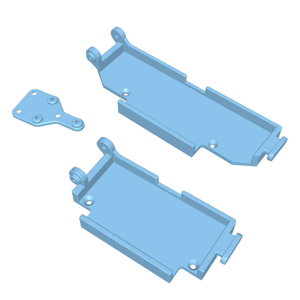 Forward Battery Tray Set (Fits Axial® JT Gladiator) (STL File)