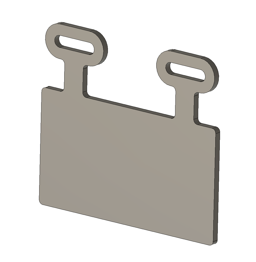 Under Brake Light ORV Tag Mount