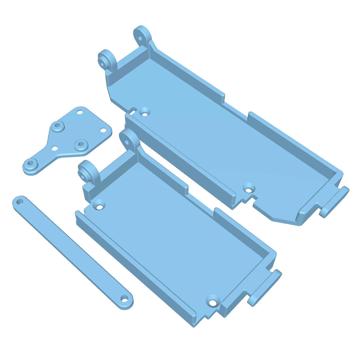 #2185 Forward Battery Tray Set (Axial® SCX10 III SR5) (STL File Only)
