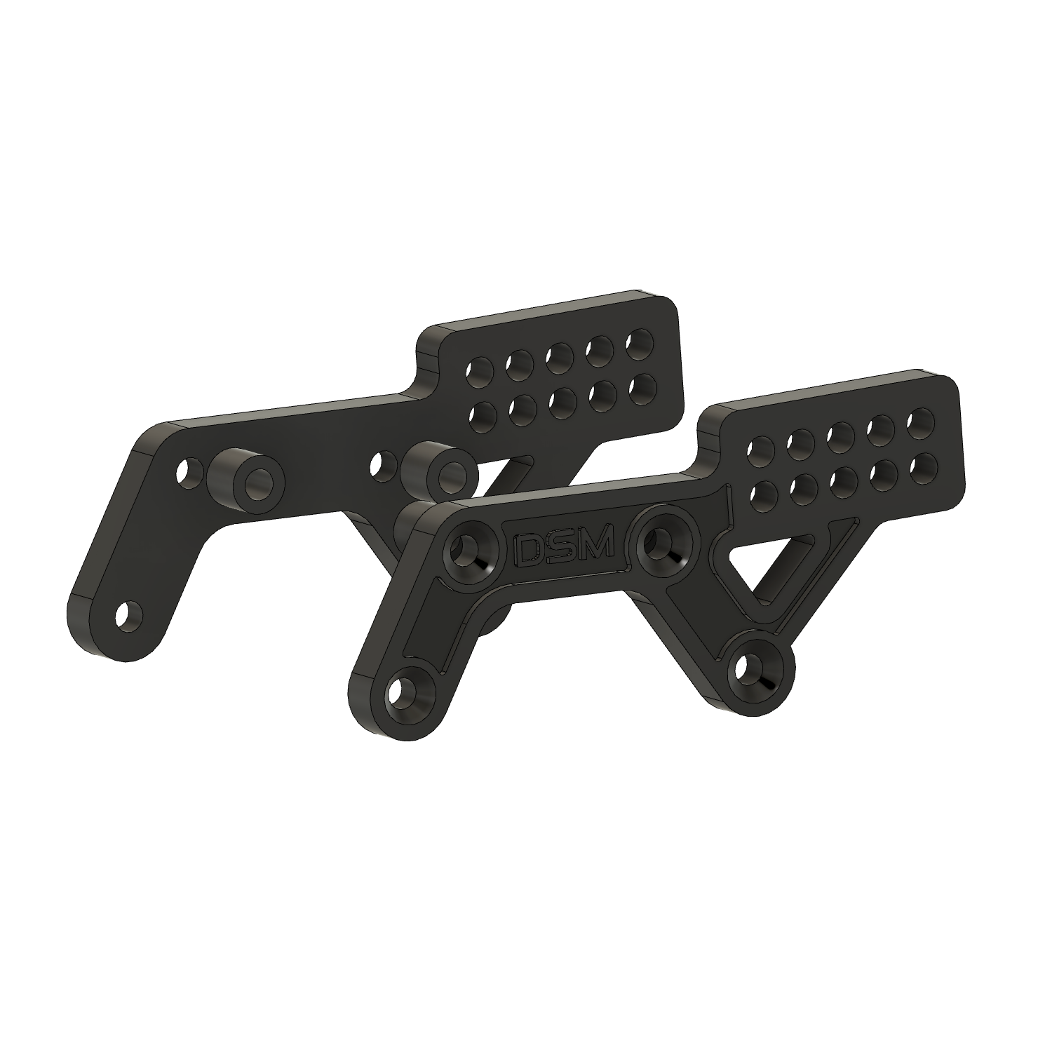 Comp Style Rear Shock Towers (fits Axial® SCX10 III & Base Camp)