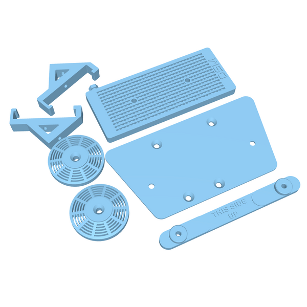 Rear High Mount Radiator (Fits Vanquish® H10 Optic) (STL File)