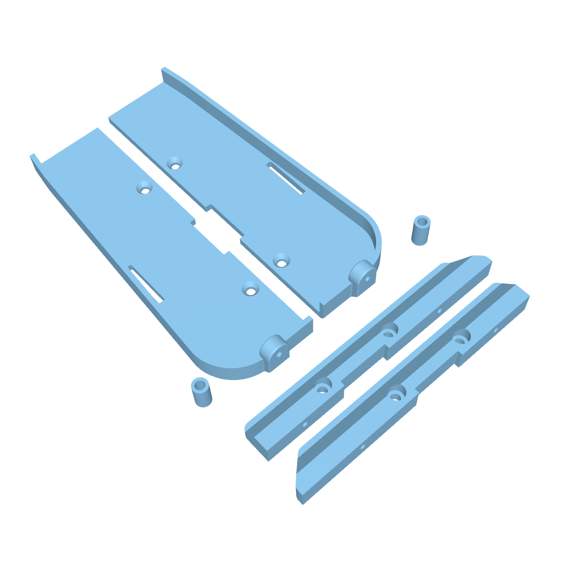 Sliders for Pro-Line® Comp Wagon (fits Axial® SCX10 III & Base Camp) (STL File)