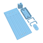 Flat Bed With Fuel Cell - Fits MEUS® Gold Rush (V2 Only) (STL File)