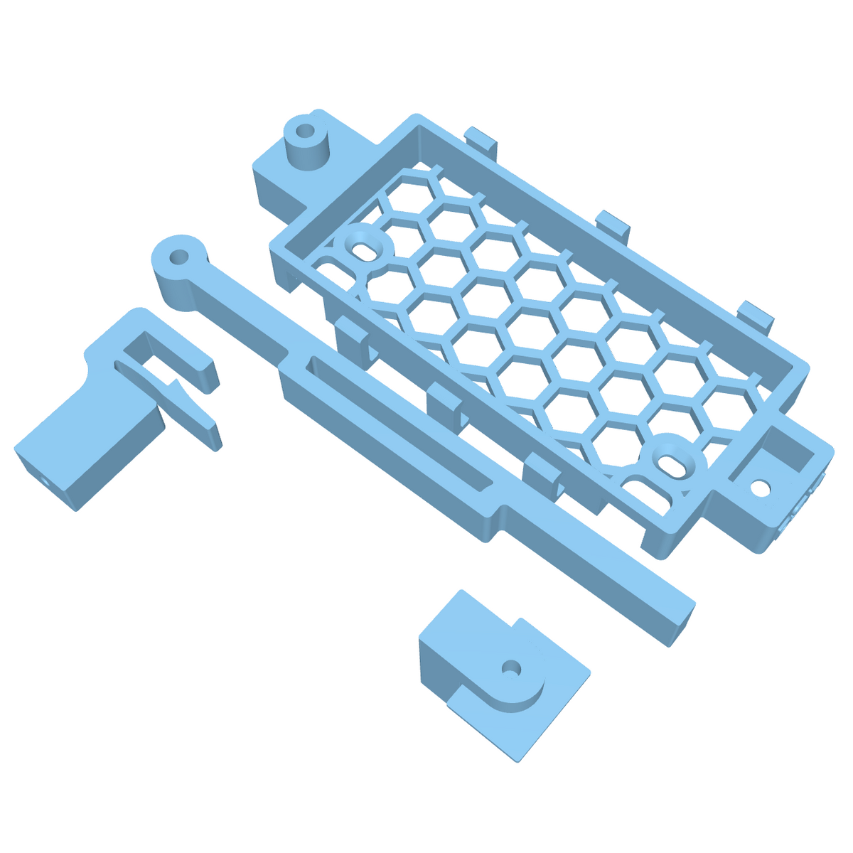 EZ Release Battery Tray - Fits Axial® SCX10 III Coyote (STL File)