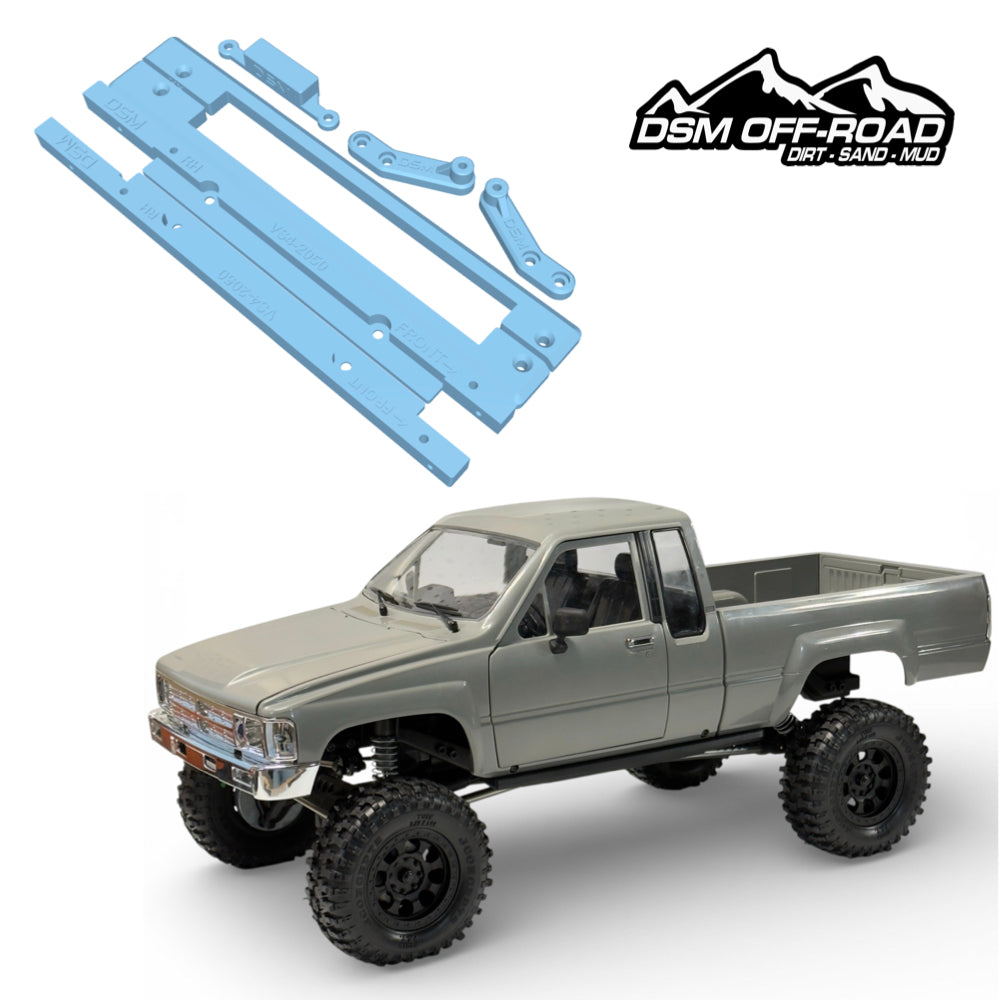 TAMIYA様取置RC4WD ゲレンデ2/フロントバンパー無し RC4WD® 1987 Toyota XtraCab Hard Body Mounting Kit - Fits VS4-10