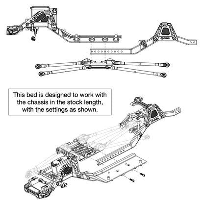 Scale Comp Bed (for Axial® SCX10 III & Base Camp)