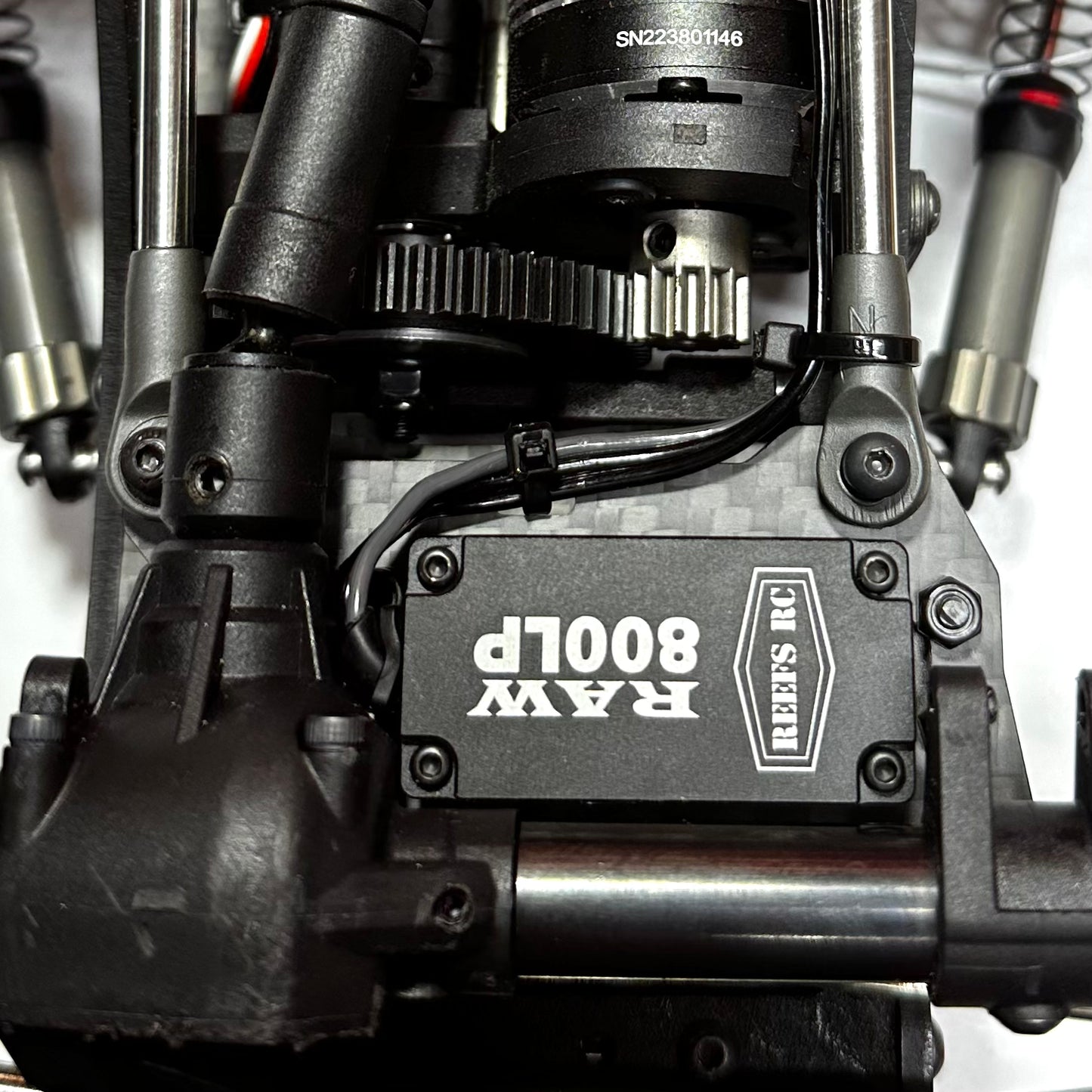 Carbon Fiber AMS Servo Mount (Fits SCX10 Pro)