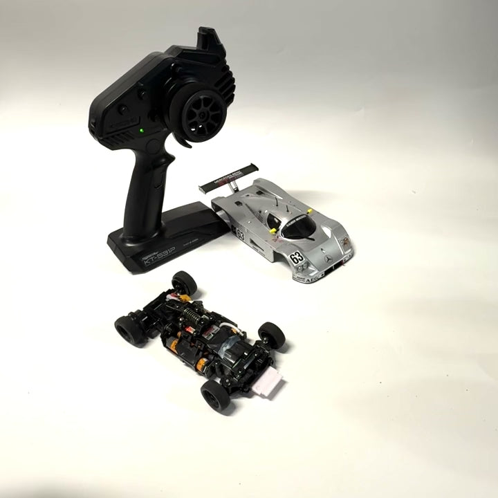 MINI-Z RWD 1/28 1988 Sauber-Mercedes Gruppe-C-Rennsportwagen C9 RTR, Silver