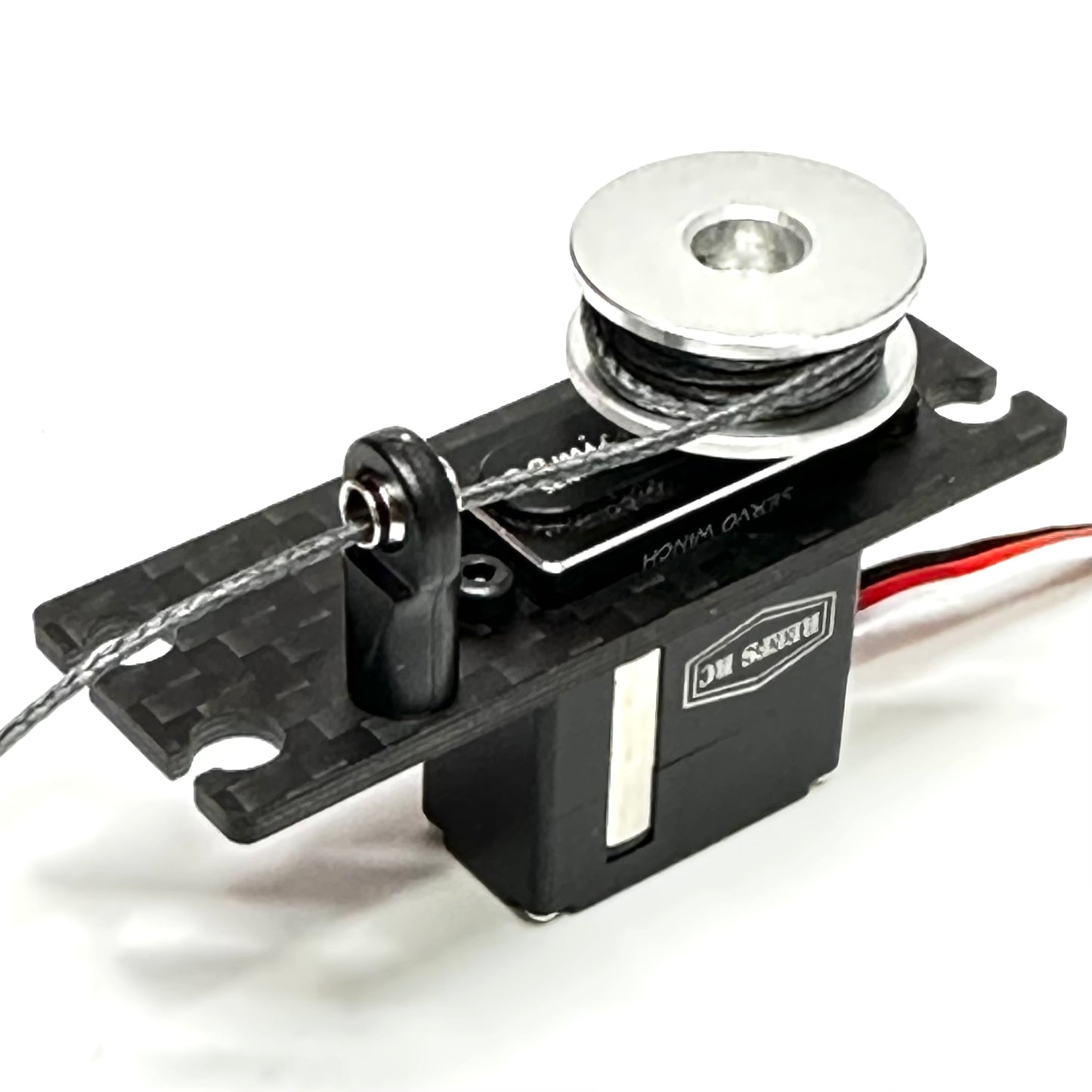 Carbon Fiber Micro Servo to Full Size Adapter