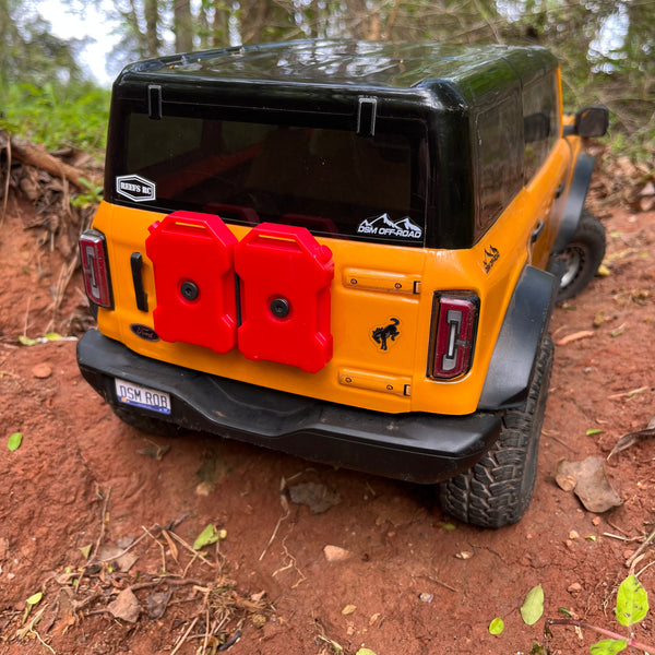 Fuel Cans & Mount (Fits Traxxas® TRX4 2021 Bronco)