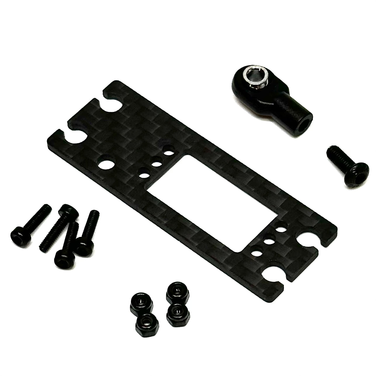 Carbon Fiber Micro Servo to Full Size Adapter